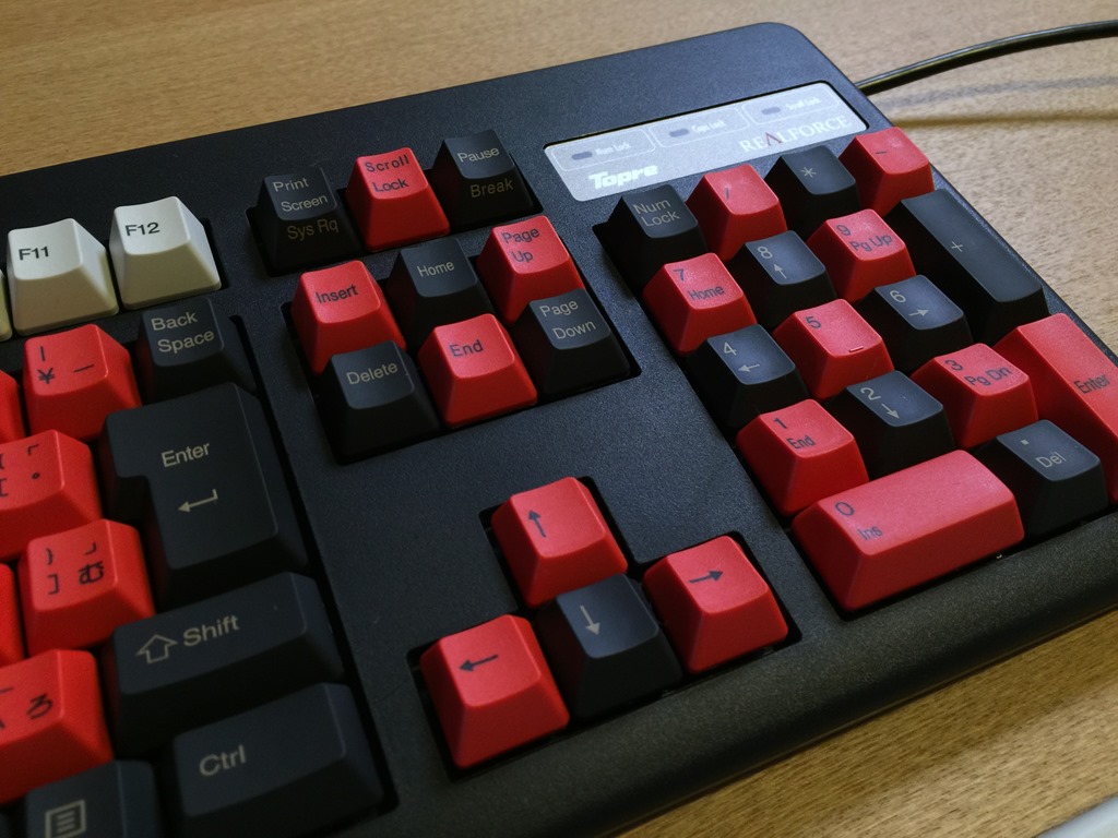 ①東プレ RealForce R2 キートップ(Red) - PC周辺機器