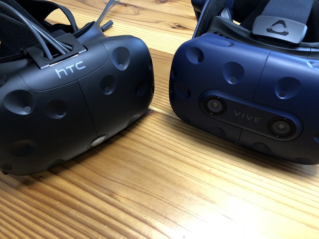 HTC VIVE Pro、Pro Eye、Pro 2、Cosmos、Cosmos Eliteの違い。HTC製VR 