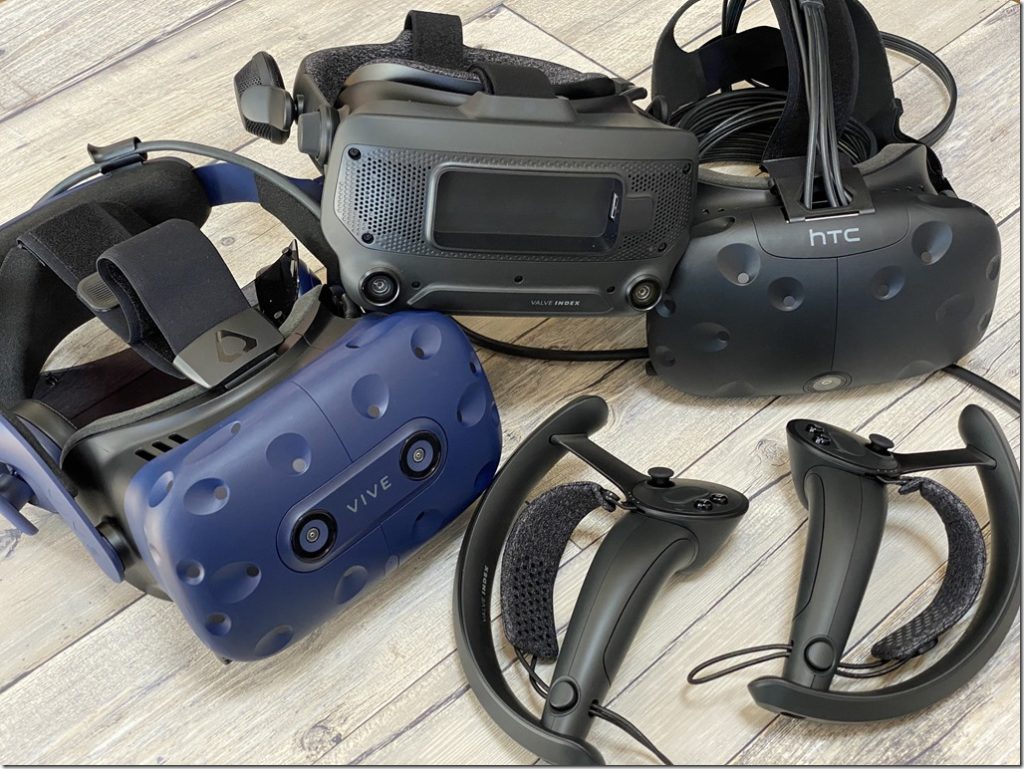 【SteamVR対応】PCVRゲーム用おすすめVRゴーグル。Valve Index、HTC VIVE Pro 2、Meta Quest 2